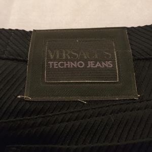 Versace Techno Jeans Textured Pants